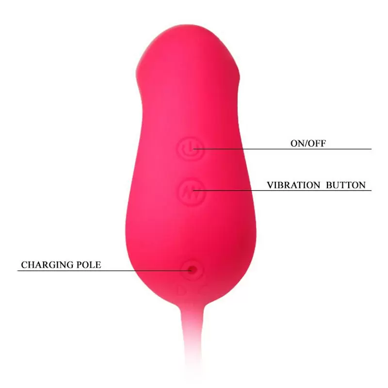 Водонепроницаемый мини вибромассажер Carey – розовый