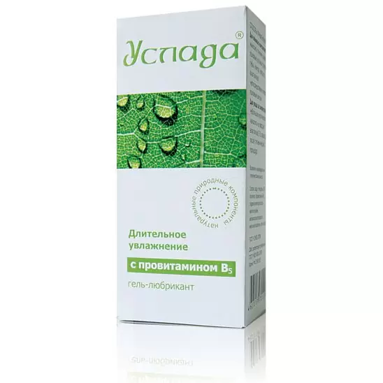 Гель-любрикант Услада с провитамином В5 – 30 мл