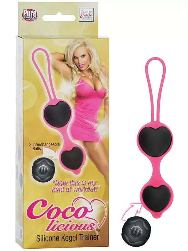 Вагинальные шарики Coco Licious Kegel Balls из силикона – черные	