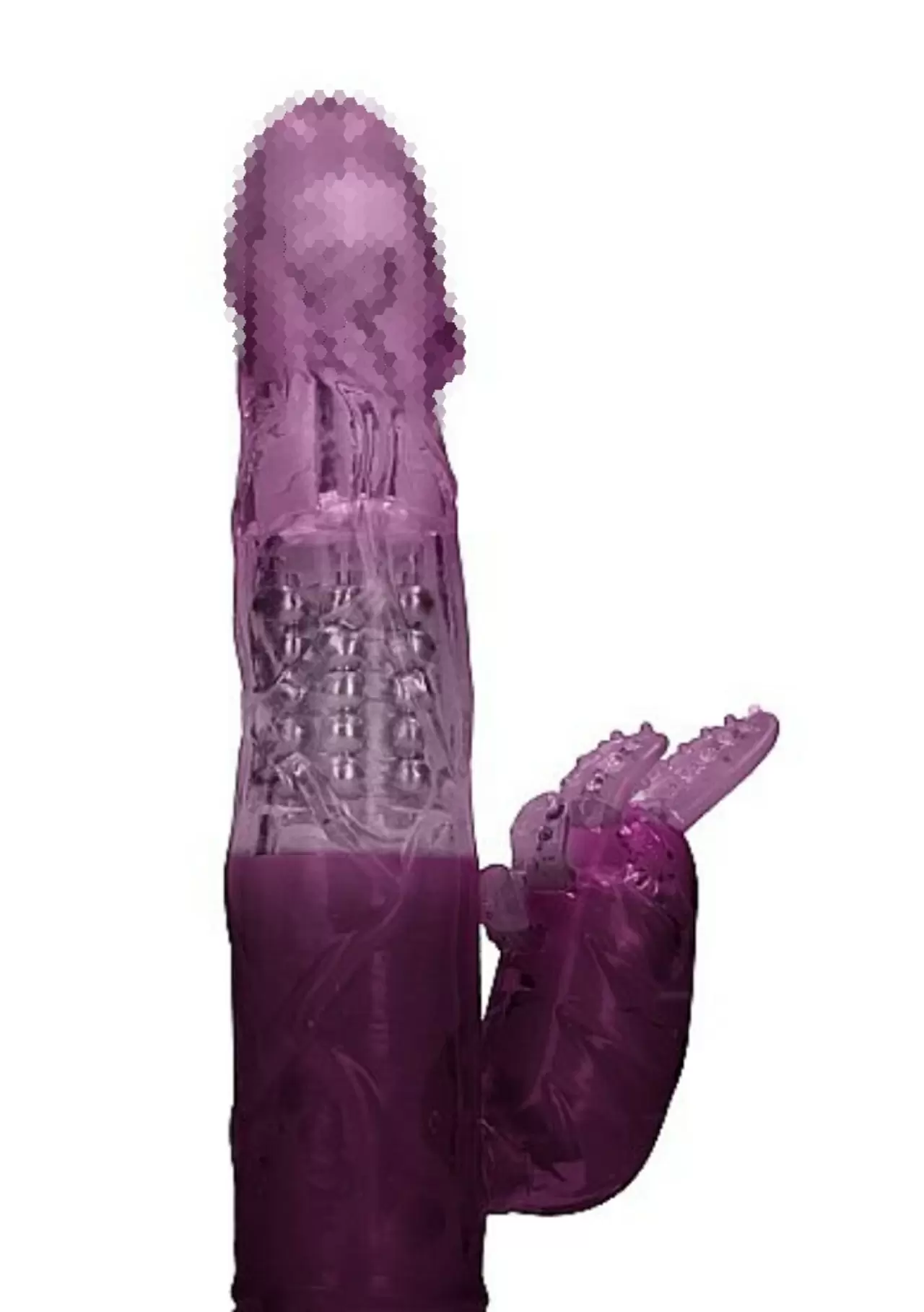 ВИБРАТОР КРОЛИК ROTATING BEETLE - фиолетовый