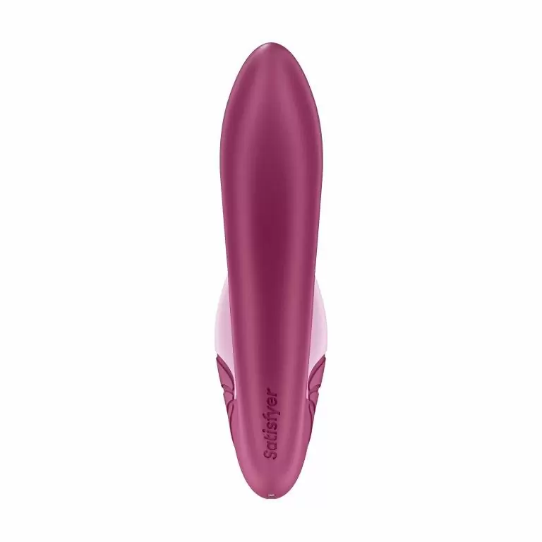 Вибратор с вакуумным стимулятором Satisfyer Supernova (ягодный)