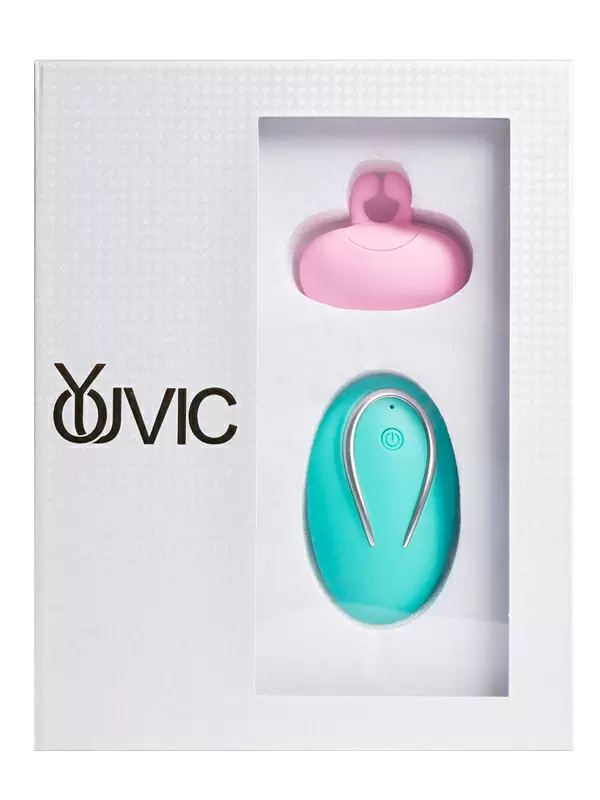 Вибратор для орального секса Youvic 4,9 см, с пультом Д/У, розовый