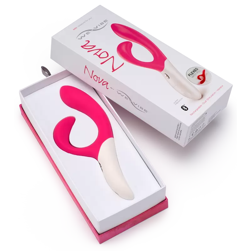 Вибромассажер We-Vibe Nova для стимуляции точки G и клитора – розовый