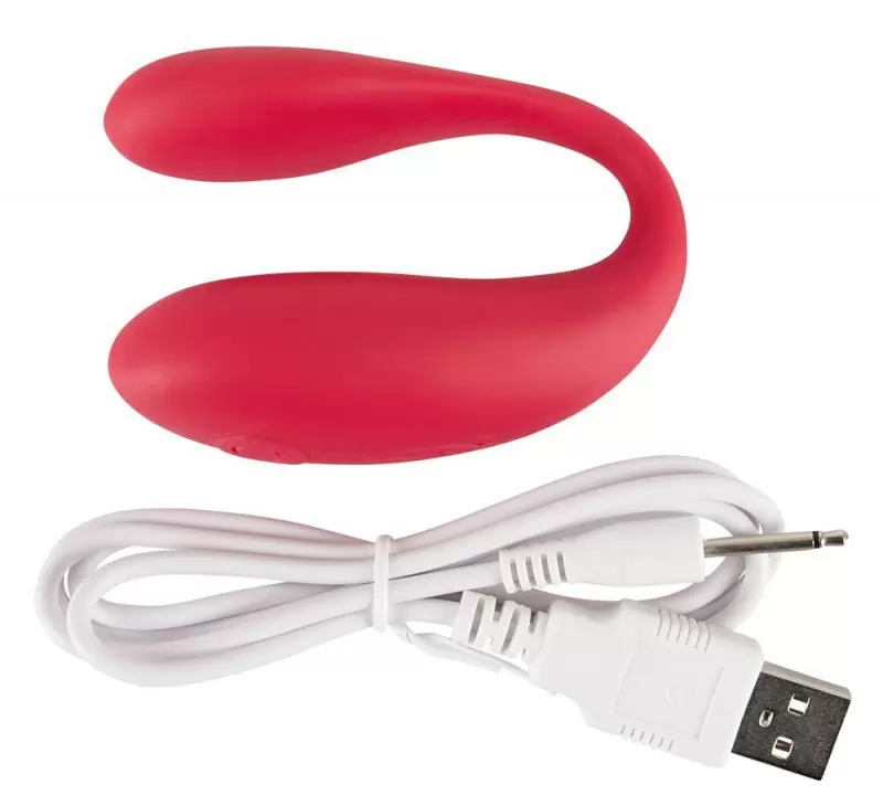 Перезаряжаемый вибромассажер для пар Sweet Smile We-Vibe Edition - красный