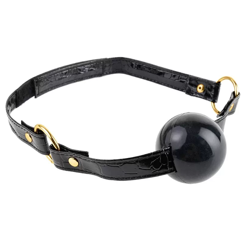 Кляп Fetish Fantasy Gold черный с золотом