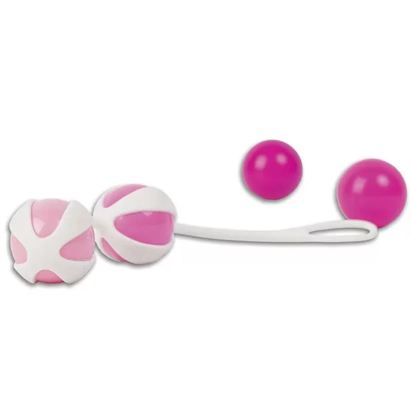 Гладкие вагинальные шарики Geisha Balls – розовый