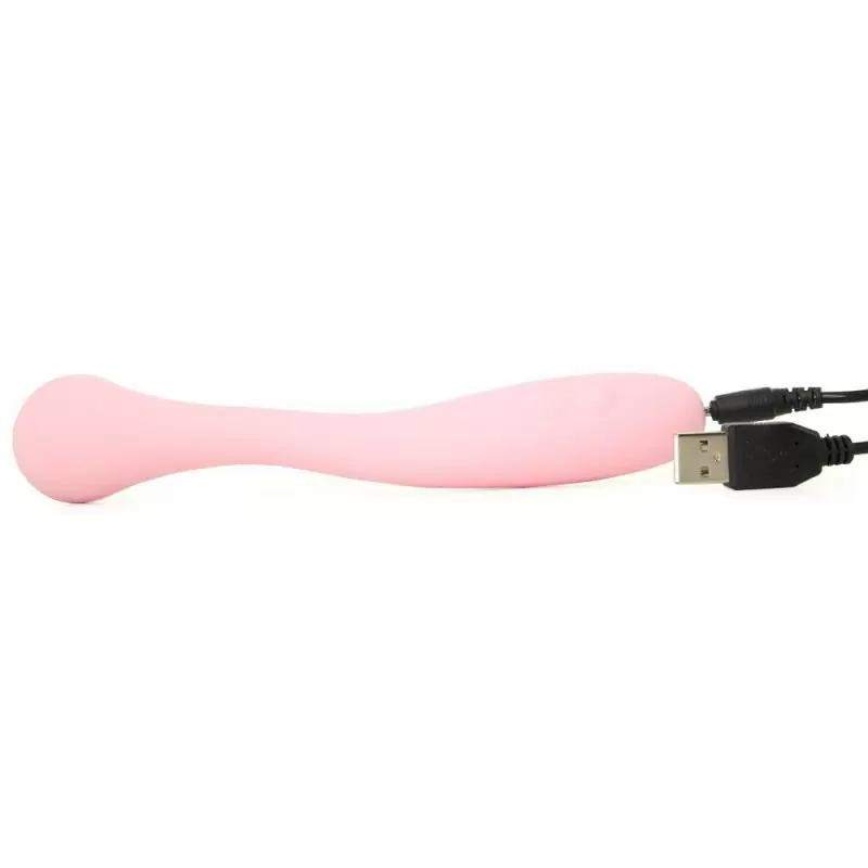 Гибкий перезаряжаемый вибромассажер Inspire G-Wand – розовый