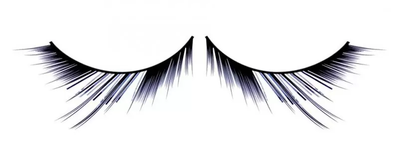 Ресницы люкс-класса Baci Валлота - черный, голубой