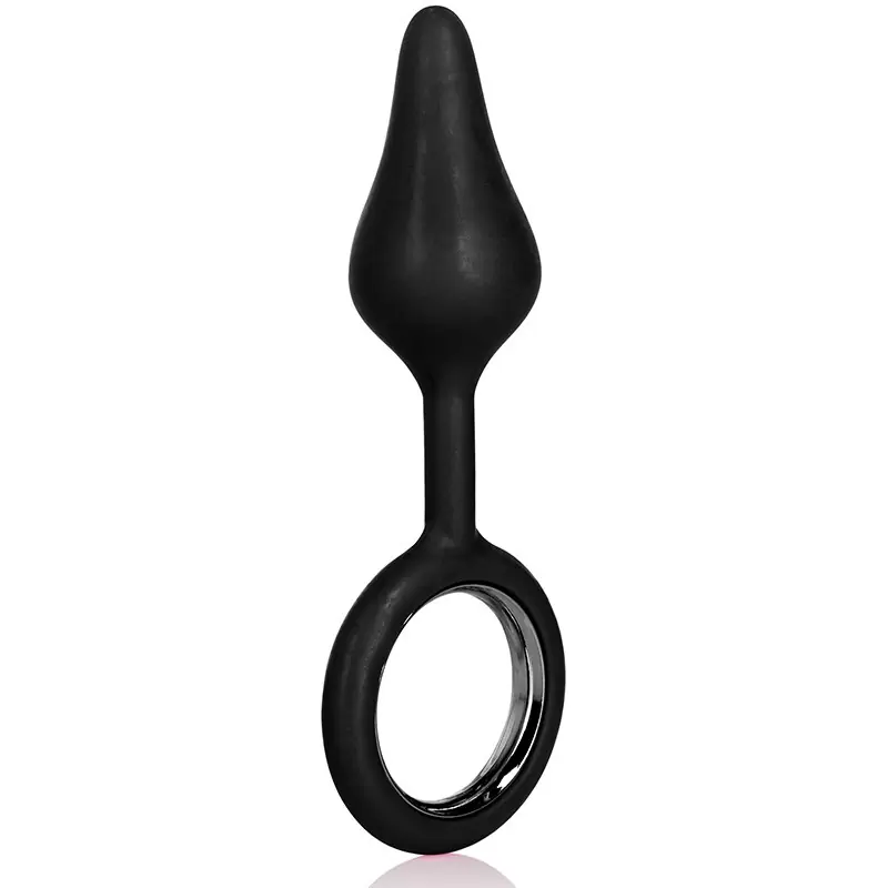 Компактная анальная пробка Booty Tickler, 9,5 см, силикон, черная