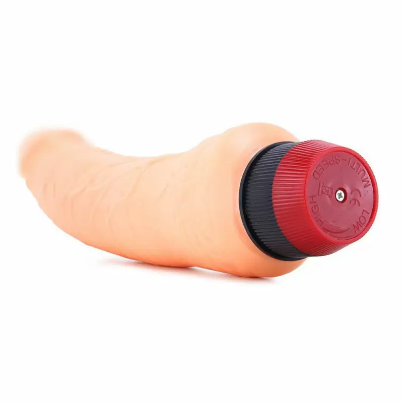 Фаллоимитатор с вибрацией Debi Diamond Collection 2 – телесный