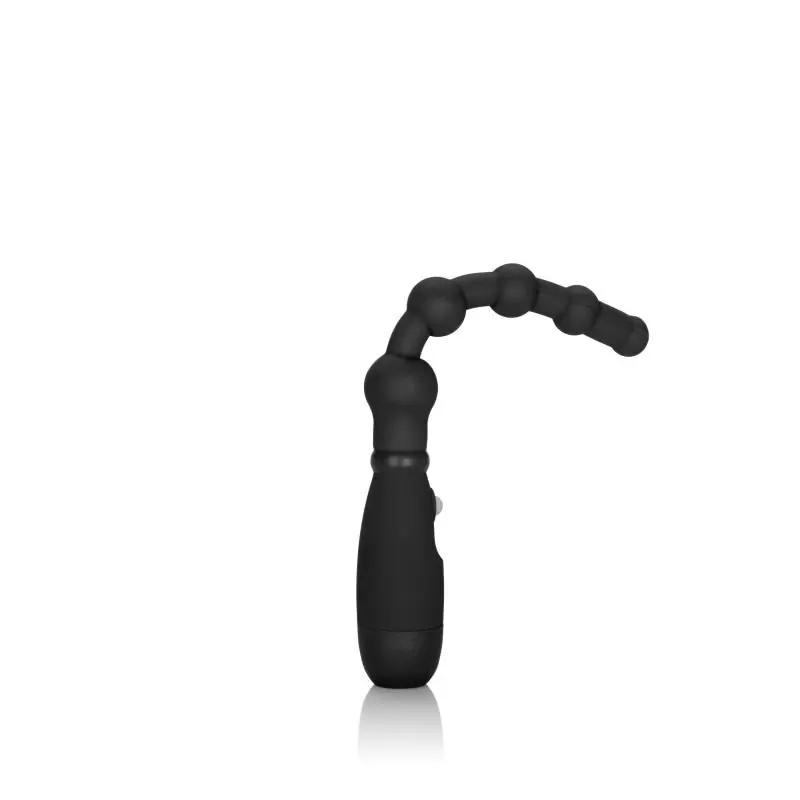 Анальная цепочка с вибрацией Booty Call Booty Flexer – черный