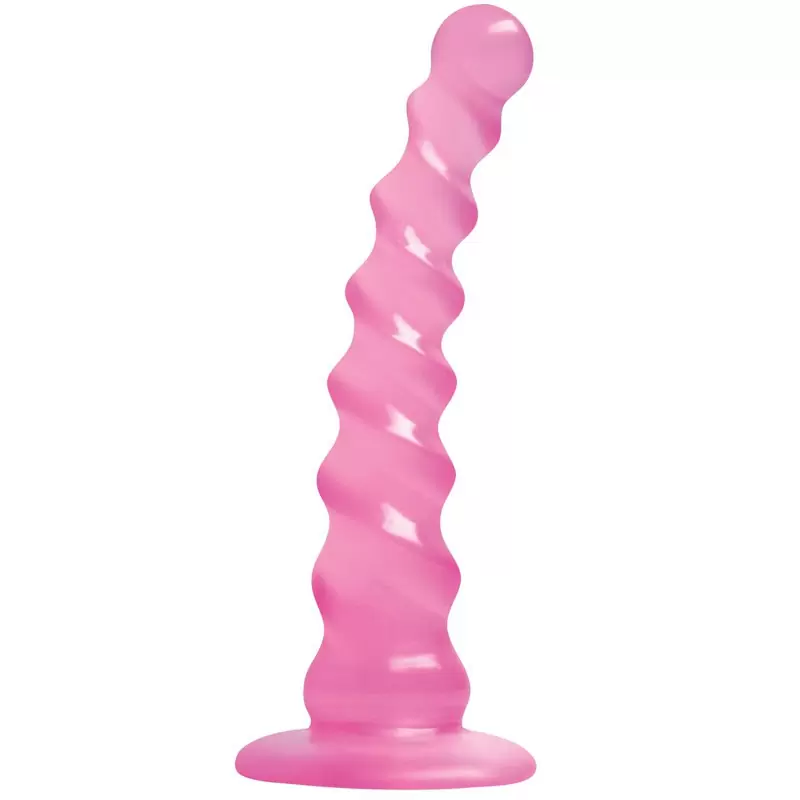 Анальный стимулятор Jollipops Twisted – розовый