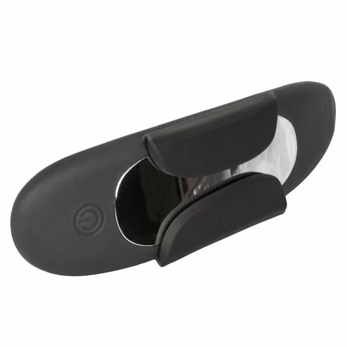 Носимый стимулятор клитора Lock-N-Play Remote Panty Teaser, 12 режимов, с пультом Д/У, 11,5 см, черный