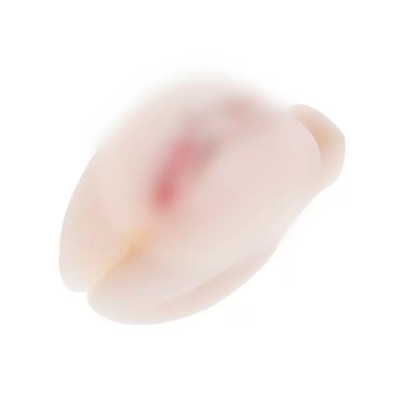 Вагина с лобковыми волосами и анус Little Butt с вибропулей и проводным пультом – телесный