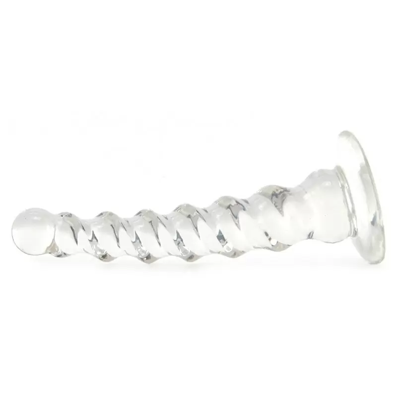 Анальный стимулятор Jollipops Twisted – прозрачный