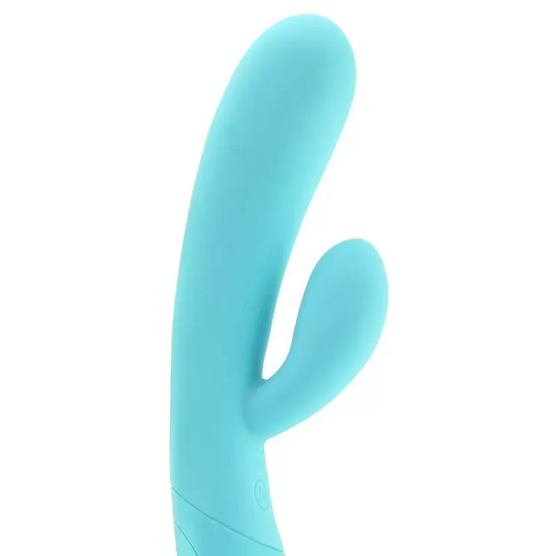 Вибромассажер Impress “g” со стимуляцией клитора – голубой