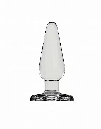 Анальная пробка Basic Glass - 3 Inch прозрачная