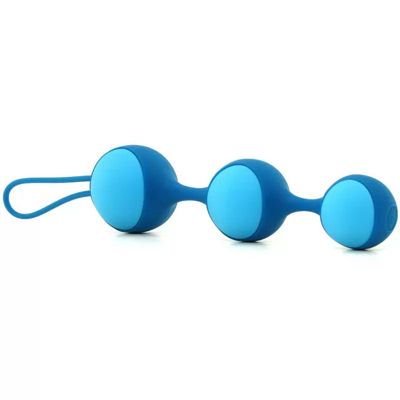 Набор из 3-х вагинальных шариков разного веса Stella III - Blue