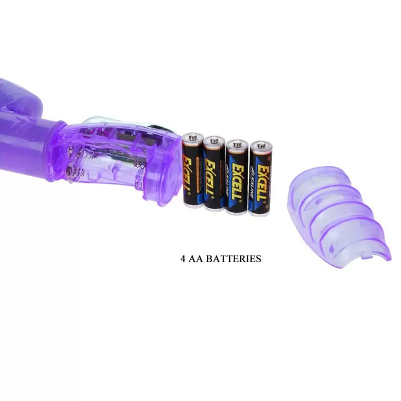 Хай-тек вибромассажер с ротацией и поступательными движениями Verve Rabbit – розовый