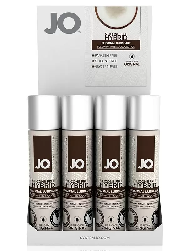 Гибридный лубрикант JO Silicone-Free Hybrid Original с маслом кокоса – 30 мл