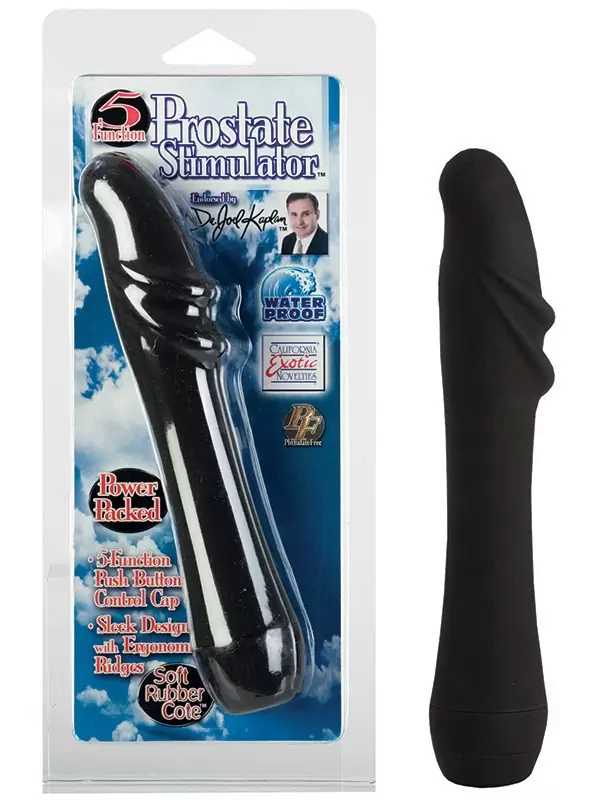 Стимулятор простаты 5-Function Prostate Stimulator с вибрацией – черный