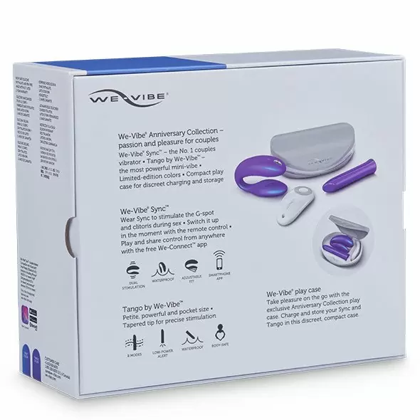 Набор We-Vibe Anniversary Collection Sync+Tango - фиолетовый