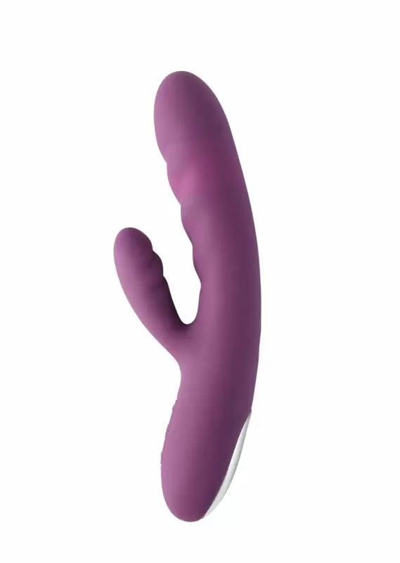 Мощный вибратор-кролик с функцией пенетрации Avery Lilac