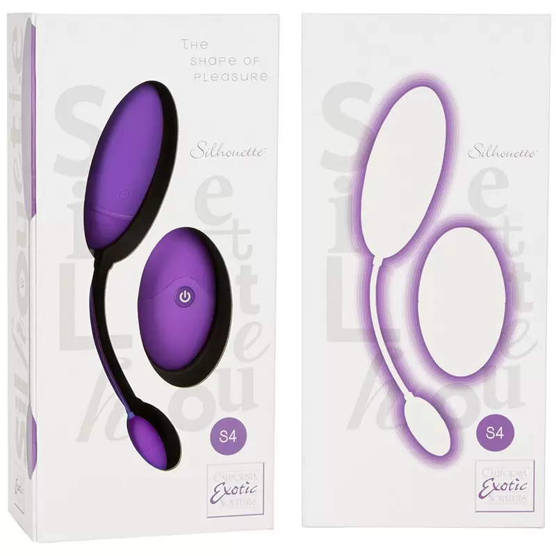 Вибро-яйцо с подогревом Silhouette S4 беспроводное – фиолетовый