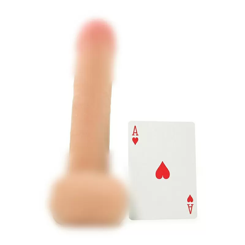 Фаллоимитатор Slimline CyberCock with Balls с мошонкой	