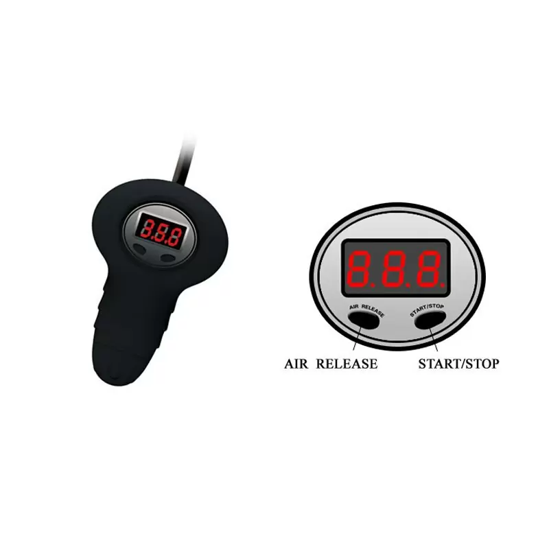 Автоматическая вакуумная помпа с электронным табло Hercules – прозрачный с черным