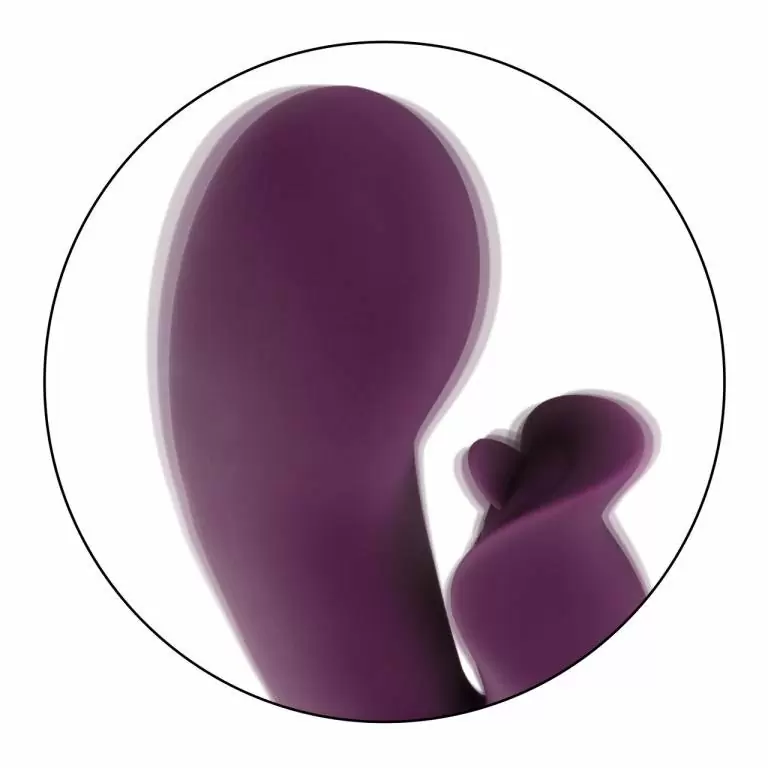 Изогнутый вибратор-кролик OBSESSION FANTASY, 22,3 см, 10 режимов, фиолетовый