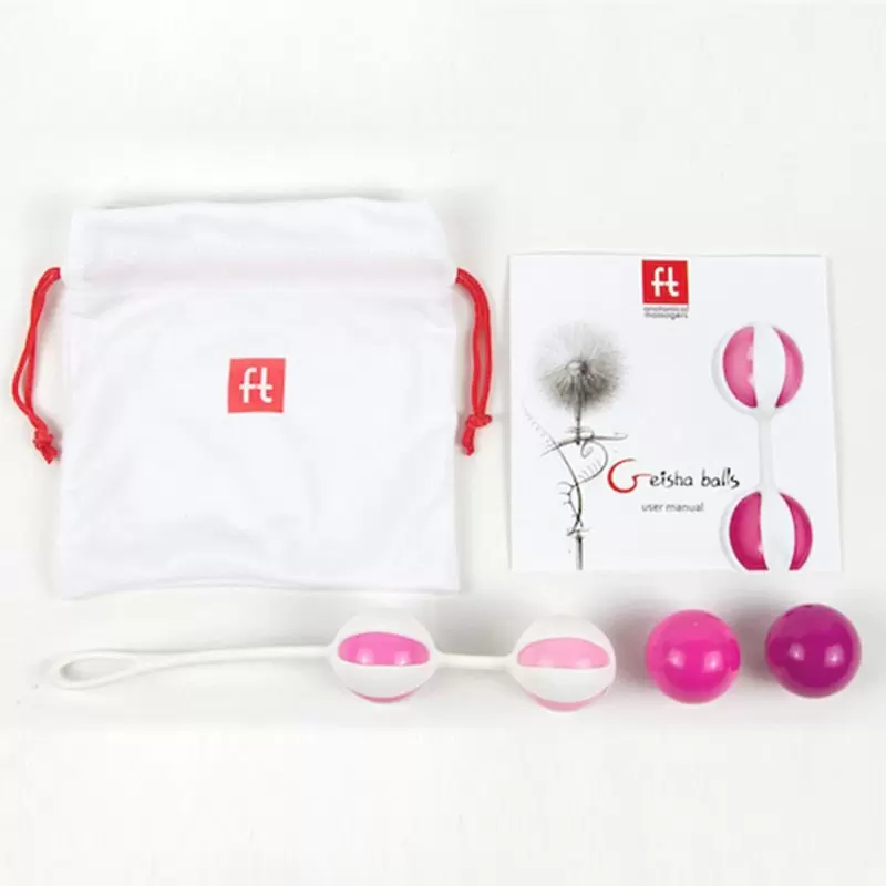 Гладкие вагинальные шарики Geisha Balls – розовый