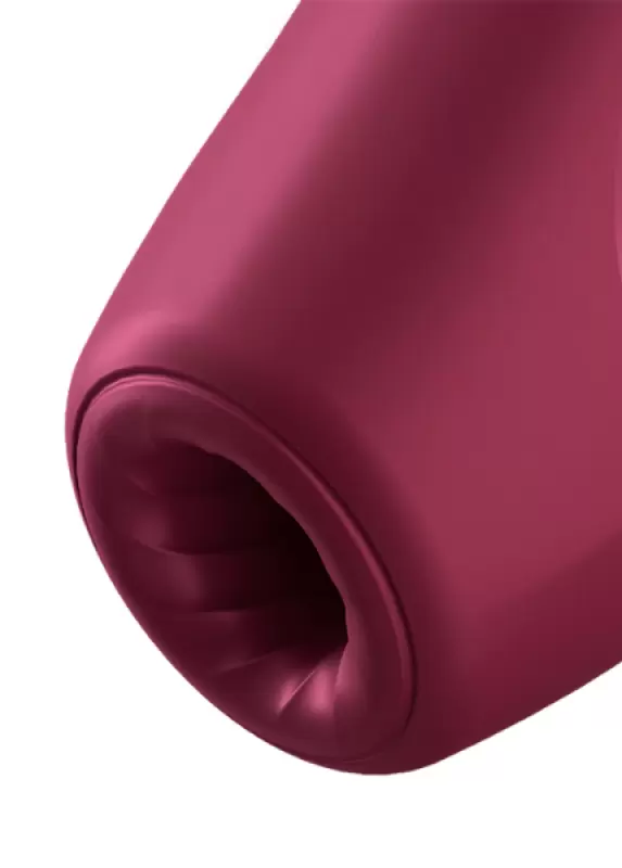Satisfyer Curvy 1+ Красный Вакуумный стимулятор с возможностью управления через приложение