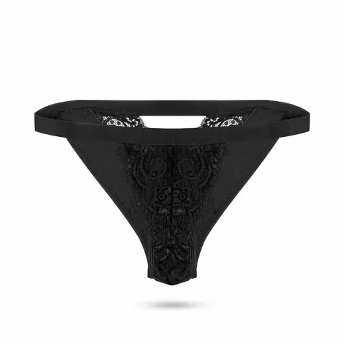 Трусики с вибратором для клитора Vibrating Tanga Thong: 12 режимов вибрации