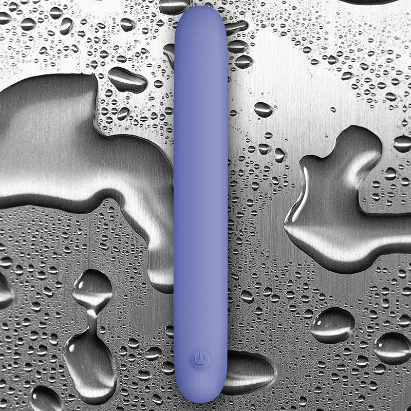 Гибкий вибромассажер Serenity – голубой