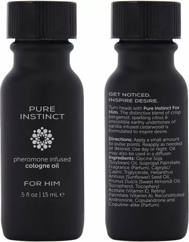Парфюмерное масло PURE INSTINCT мужское 15 мл