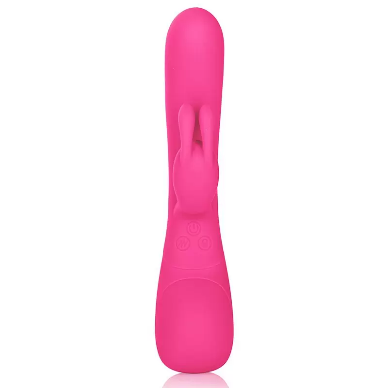 Вибромассажер Impress Rabbit со стимуляцией клитора – розовый