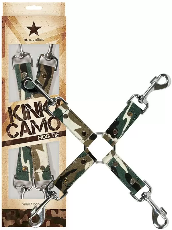 Фиксация для наручников и наножников Kinky Camo Hogtie	