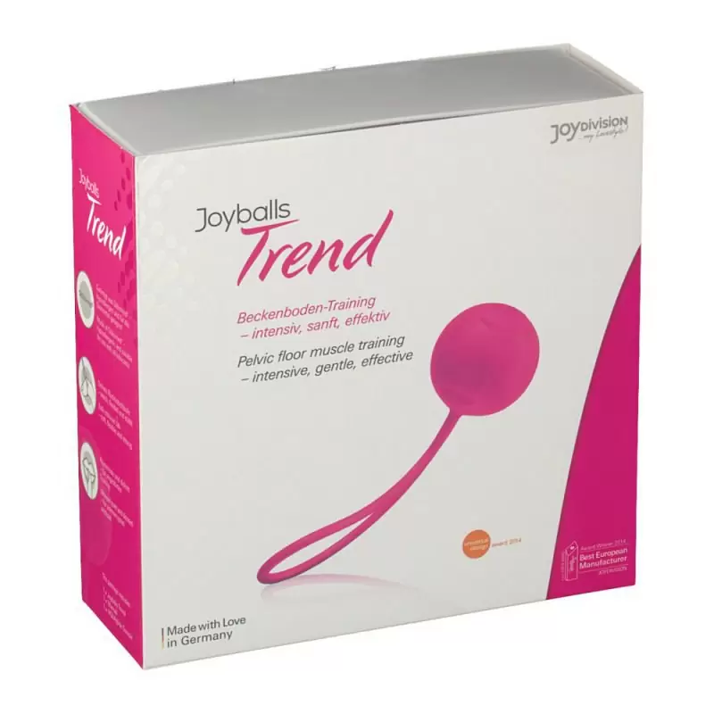 Вагинальный шарик Joyballs Trend со смещенным центром тяжести – розовый