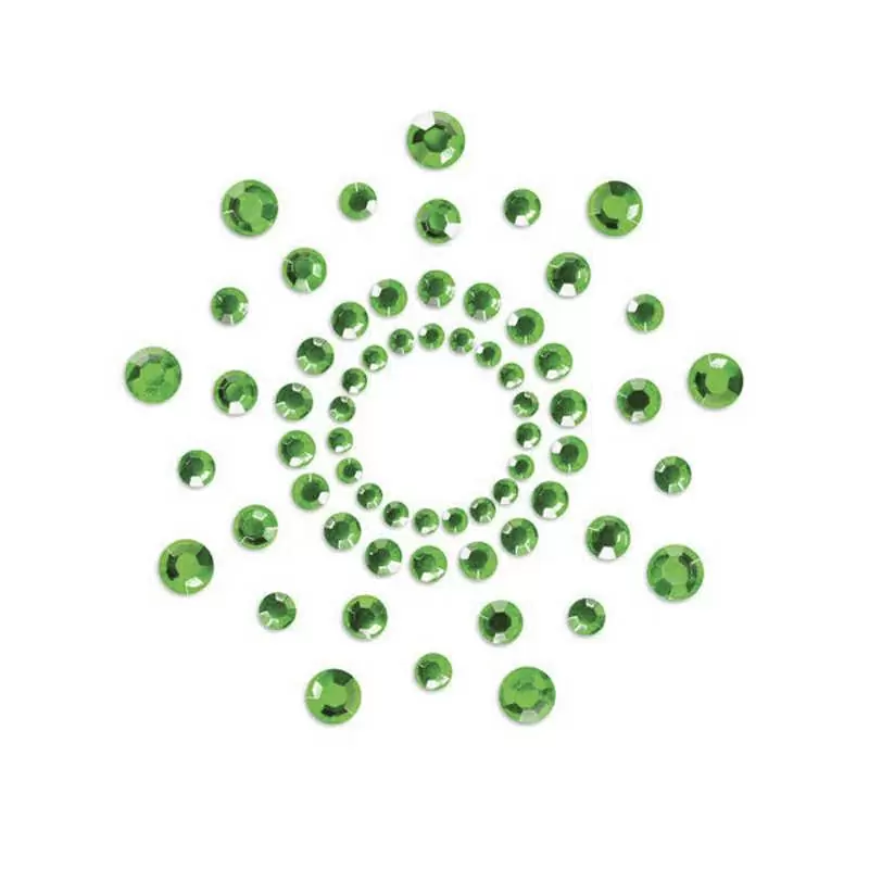 Bijoux Украшение на грудь MIMI зеленое