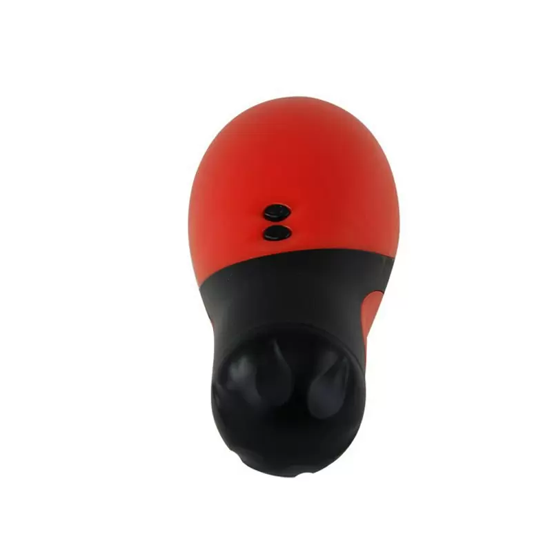 Многофункциональный мастурбатор в тубе Oral Sex Lover с вибрацией – черный с фиолетовым