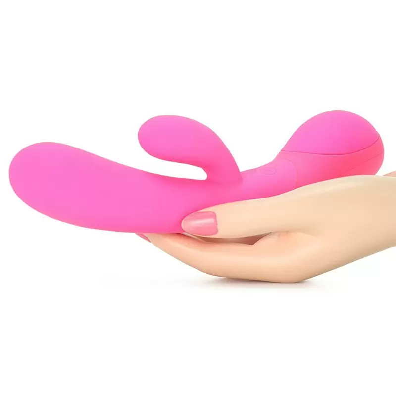 Вибромассажер Impress “g” со стимуляцией клитора – розовый