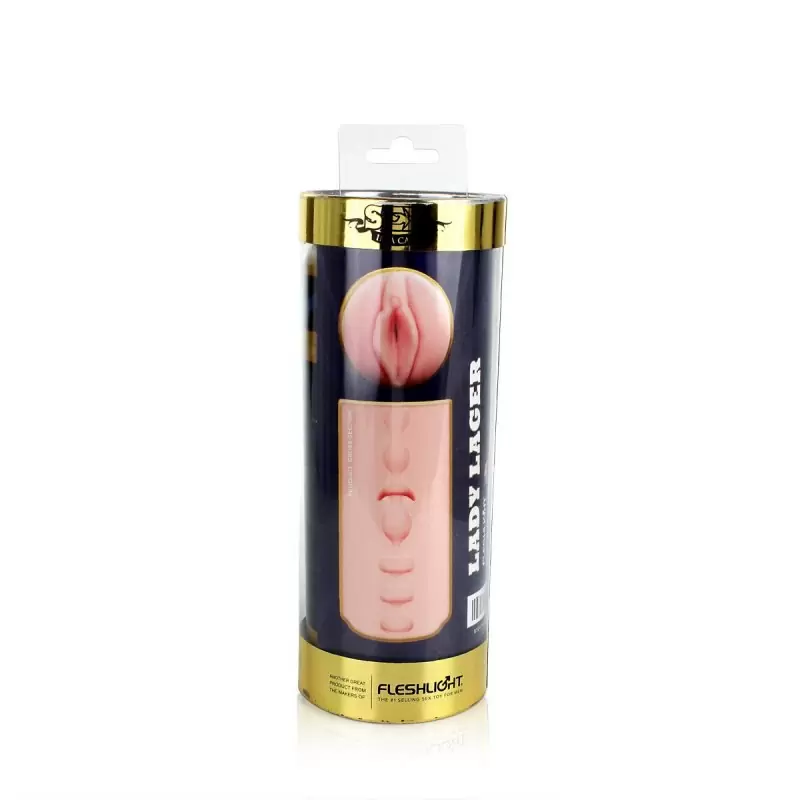 Мастурбатор вагина Fleshlight SIAC Lady Lager в банке – розовый