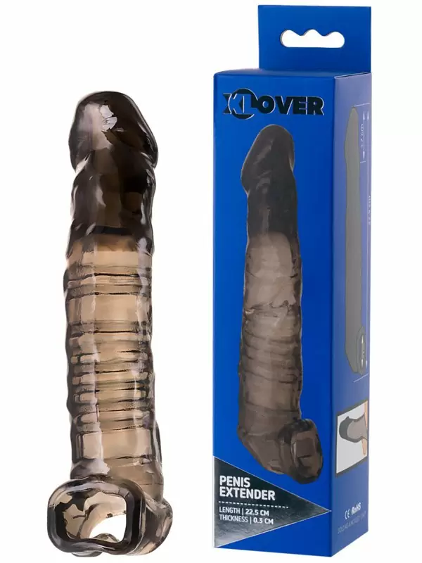 Увеличивающая насадка TOYFA XLover — 22,5 см, с подхватом мошонки