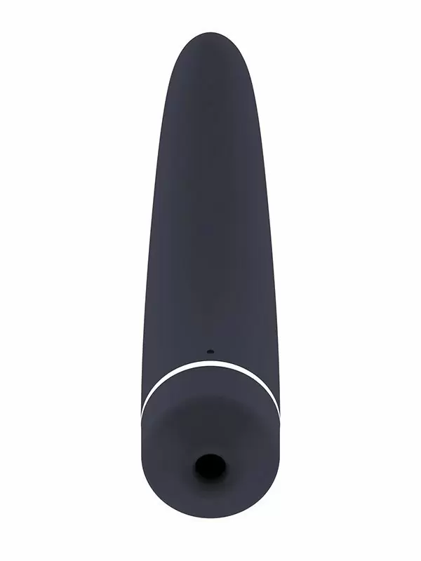 Двустронний стимулятор с вибрацией и всасыванием Hiky – черный