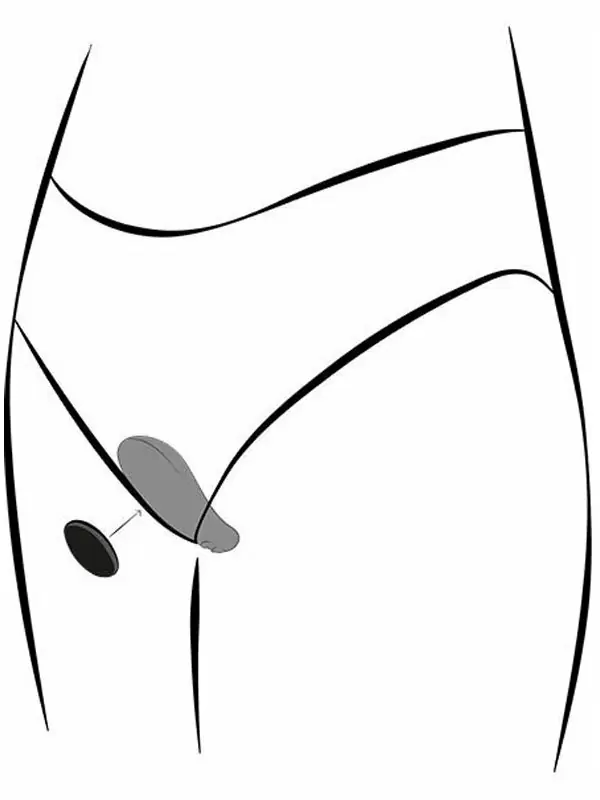 Интерактивный стимулятор клитора Womanizer We-Vibe Moxie+, с пультом Д/У, управление через приложение, 10 режимов, крепление на бельё