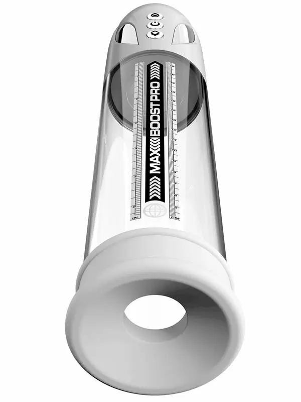 Вакуумная помпа Pipedream Max Boost Pro Flow, водонепроницаемая, белая