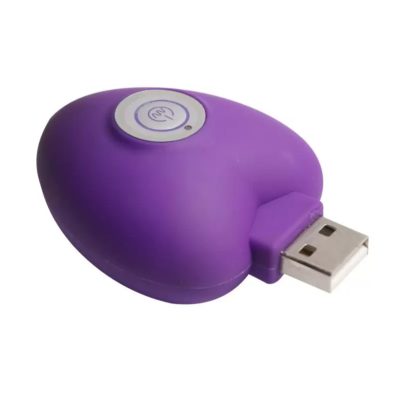 Перезаряжаемое виброяйцо RF - фиолетовый