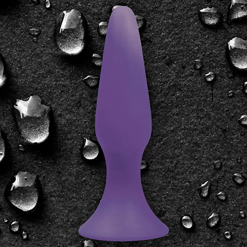 Анальная пробка Sliders Medium – фиолетовая