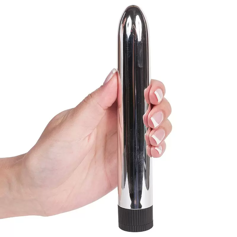 Вибромассажер Vibrator Silver – серебристый